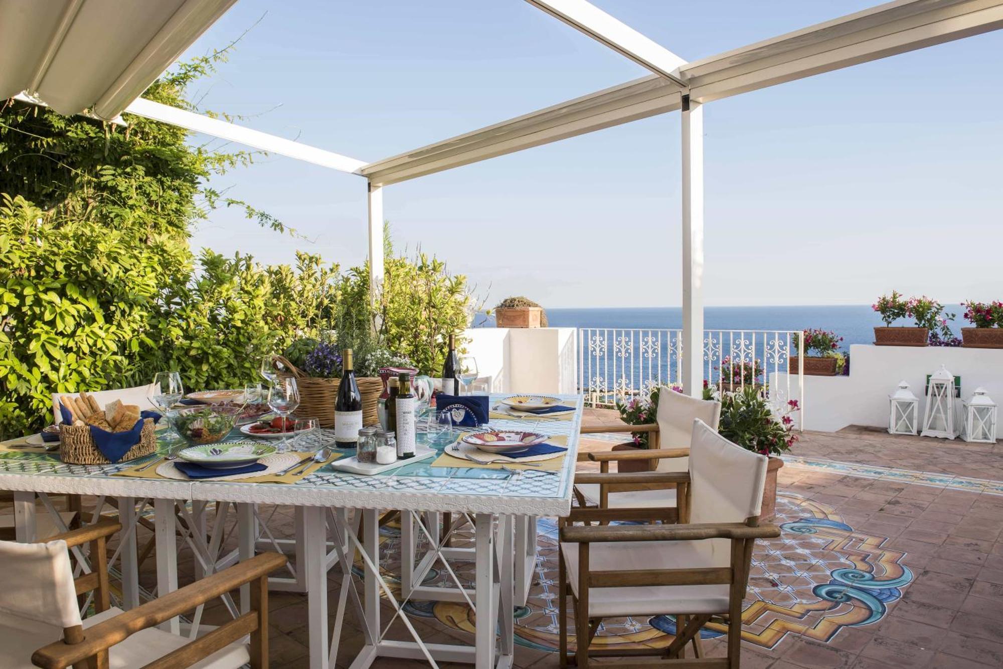 Masa Villas-Masasette Luxury Villa Praiano Exterior foto